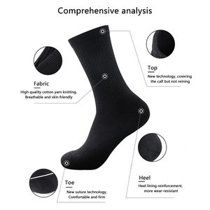 Fabricant de chaussettes de sport avec logo personnalisé, vente en gros, chaussettes en coton respirant de haute qualité avec emballage personnalisé - Product Image 4