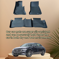 Convient aux tapis de voiture Mercedes Benz E200 2020 + avec protection contre les intempéries.