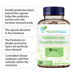 Suplemento Dietético en Cápsulas Vegetales OEM, Promueve la Digestión, Prebióticos y Enzimas Digestivas, Salud Intestinal - Product Image 5