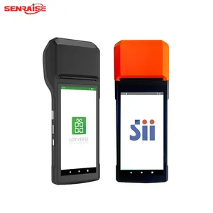 5.5 Inch Free SDK 3+32 Or 4+32GB Payment Mobile POS Terminal Portable Point Of Sale Android 13 Mobile POS With 58mm Printer