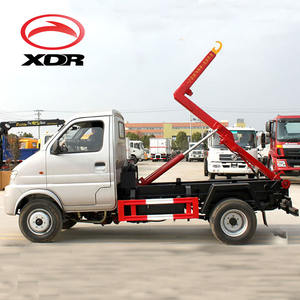 جديد البسيطة 2 طن رافعة خطافية حاوية 3 طن الذراع لفة قبالة ذاتية التحميل هوك صغير محمل السعر foton شاحنات إدارة النفايات - Product Image 3
