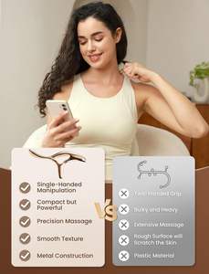 Outil de massage Gua Sha pour soulager la douleur <span class=keywords><strong>des</strong></span> tissus profonds et du corps entier, grattoir musculaire, instrument d'acupression pour protéger le pouce - Product Image 2