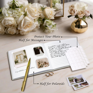 Libri per gli ospiti del registro degli ospiti del matrimonio OEM all'ingrosso per <span class=keywords><strong>il</strong></span> rivenditore include scatola regalo e penna - Product Image 3