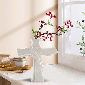 Vaso Urna in Ceramica a Forma <span class=keywords><strong>di</strong></span> Croce, Biodegradabile, Design Classico Moderno, <span class=keywords><strong>Ricordo</strong></span> per Mamma, Papà, Nonna, Amici, da Tavolo - Product Image 6