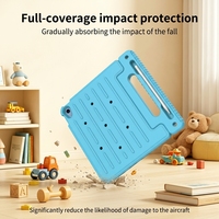 Étui de protection antichoc en EVA pour tablette avec support pour iPad 11e génération A16 et iPad 10e génération 10.9, idéal pour les écoles et les établissements scolaires (vente en gros)