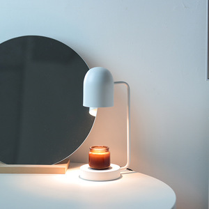 Lámpara calentadora de velas de aromaterapia de cera de vidrio eléctrica con temporizador regulable y enchufe AU para ambiente de cabecera de dormitorio - Product Image 6