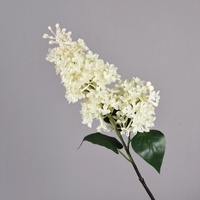 Bunga Lilac Buatan Rosan, Bunga Tiruan Berkualitas Tinggi, Cetakan Gel Lunak Injeksi, Ornamen Dekoratif Ruang Tamu Modern, Berbahan Minyak