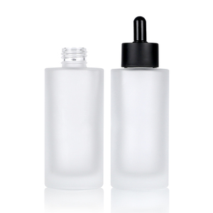 40ml 60ml 130ml 50g Frosted Glass Face Oil Serum <b>Bottle</b> Pump Packaging Glass Cosmetic Oil <b>Dropper</b> Serum <b>Bottle</b> and JarWith Pump - Product Image 2