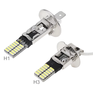 H1 H3 Canbus Super Bright LED Bulb Car Fog Light Bulbs Headlights 4014 24SMD 12V 6000K Daytime Running Light Auto Driving Lamp - Product Image 4