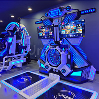 Expérience extrême, chaise de réalité virtuelle réaliste à 360 degrés, simulateur de vol VR, machine d'arcade, extérieur, intérieur, styles multiples