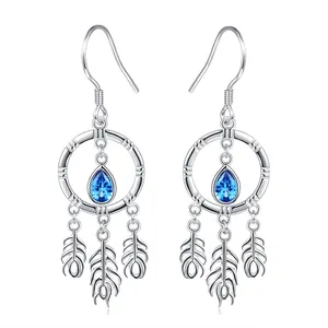 Antique earring silver dreamcatcher best plating sterling silver earring hook