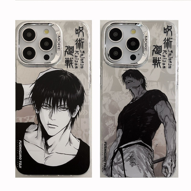 2024 New TPU Shockproof Anime Jujutsu Spell Return Cover Mobile Cases for 13 Pro Max