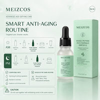 Ampolla Antiarrugas con Péptidos de Serpiente 15ml, Dipeptido, Matrixyl, Pentapéptido, Hexapéptido, Pro-Xylane, Retinol, Ácido Hialurónico, Niacinamida