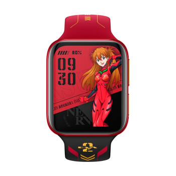 Jam Tangan OPPO Asli, Jam Tangan Cerdas Edisi EVA Evangion 46Mm, Ponsel ESIM 1G 8G, GPS 1.91 Inci AMOLED Fleksibel VOOC 430Mah