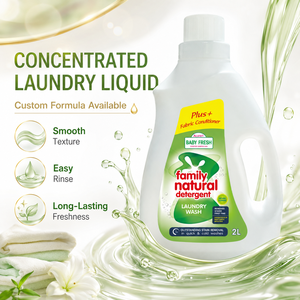 Detergente Líquido para Ropa de 2L al por Mayor, Muestra Gratuita, con Espuma Abundante y Fuerte Perfume, Detergente Líquido en Polvo - Product Image 5