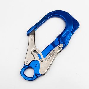 Canle - Grand crochet autobloquant - Ouverture de 5,9 cm - Alliage d'aluminium - Force de traction de 28 kN - Crochet de sécurité pour la protection contre les chutes - Product Image 2