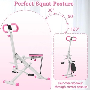 Máquina de Ejercicios Abdominales para el Hogar, Estructura Metálica Resistente, Diseño Plegable, Accionamiento por Ruedas Traseras, Control Mecánico - Product Image 6