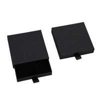 Boîtes à tiroirs rigides écologiques blanches et noires avec laminage mat et doublure en éponge, formes personnalisées pour étuis de téléphone, foulards, vêtements