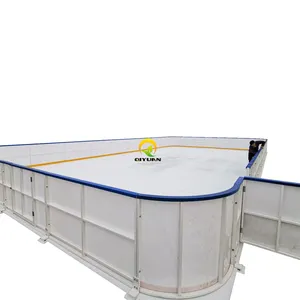 Uhmwpe hockey sobre piso Patinaje sobre las tablas de plástico pista de hielo sintético para patinaje barrera