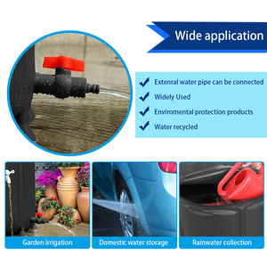 Seau de stockage d'eau portable Keystar KSD-010, résistant à la corrosion, en plastique, pour jardin, arrosage et irrigation - Product Image 5