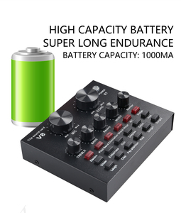 Professional Studio Audio Interface <strong>Recording</strong> External Live <strong>Sound</strong> <strong>Card</strong> V8 for <strong>Condenser</strong> <strong>Microphone</strong> - Product Image 5