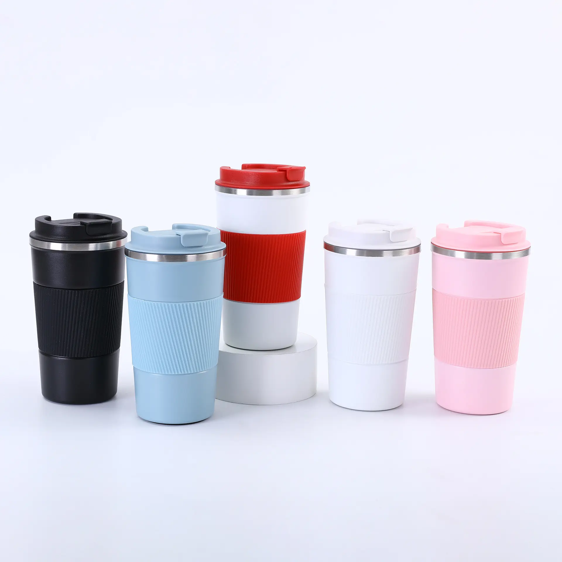Reusable temperature control Smart 304 stainless steel vacuum insulated travel sports coffee cup temperature