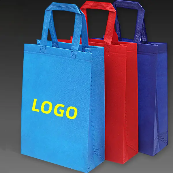 2022 Ins Logo personalizzato riciclare la borsa per il trasporto della spesa in tessuto pp di plastica
