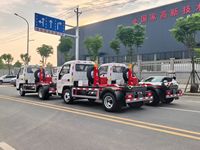 Mini benne à ordures de 3 tonnes 4x2 séparée du châssis du camion