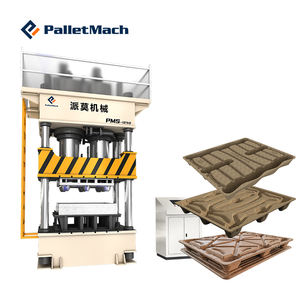 Máquina para fabricar palés de madera de aserrín Línea de producción de palés de madera prensada - Product Image 2