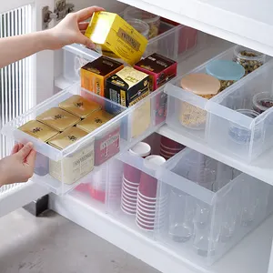 SHIMOYAMA Großhandel Kühlschrank Kunststoff Lagerung Container Bins für Küche Schränke Halten Spice Gläser, gerichte