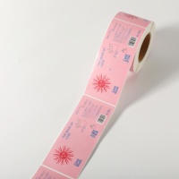 Autocollants ronds en vinyle imperméables imprimés sur mesure, étiquettes adhésives en PVC pour emballages de logo de marque