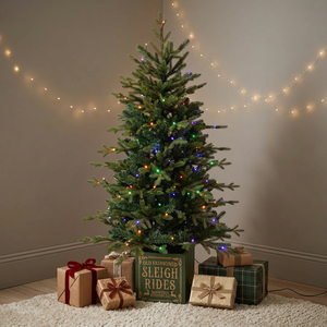 Arbre de Noël Artificiel de Luxe Professionnel à Charnières, 1,5m-3m, Pré-Éclairé, Forme Pleine, Pointes Haute Densité, Décoration d'Événements - Product Image 2
