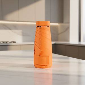 Parapluie de jardin promotionnel personnalisé, imperméable, pliable en 6 sections, léger, format téléphone pour femme, parapluie de sac à main - Product Image 2