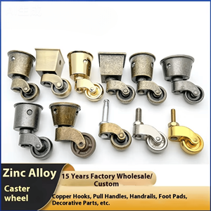 <span class=keywords><strong>Roulettes</strong></span> en alliage de zinc <span class=keywords><strong>pour</strong></span> <span class=keywords><strong>meubles</strong></span> Accessoires universels en métal <span class=keywords><strong>pour</strong></span> table Piano canapé-lit <span class=keywords><strong>pour</strong></span> salon Design chinois silencieux - Product Image 2