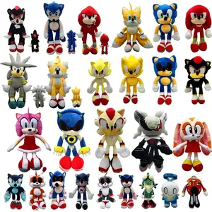 ROXGOCT ขายส่ง 50 รูปแบบเม่น Sonics ของเล่นตุ๊กตาการ์ตูนเกมภาพยนตร์อุปกรณ์ต่อพ่วงตุ๊กตากระเป๋าเป้สะพายหลังของขวัญเด็ก