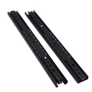 Glissières de tiroir 270 mm 30 mm 0,8 mm d'épaisseur, silencieuses, en acier laminé à froid, avec roulement à billes, pour meubles de cabinet - Product Image 2