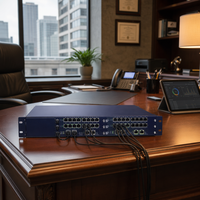 Passerelle VoIP Shanglu IAD600-96FXS 96 ports FXS haute densité SIP analogique avec fibre SFP et 4 ports Gigabit GE pour hôtels/campus