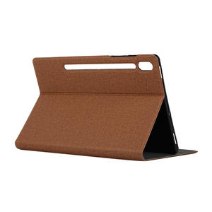 Housse de support de tablette folio en cuir artificiel PU ultra-mince de luxe pour <span class=keywords><strong>Samsung</strong></span> TAB S7 T870/875 - Product Image 4