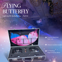 Drone Papillon Bionique Volant à Télécommande Dynamique pour Mariage, Kit de Performance Réutilisable pour Événements, Effets Spéciaux (Fx)