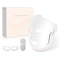 Nouveautés Masque facial en silicone 400 LEDS Soin de la peau du visage Masques de beauté LED pour le visage Masque de luminothérapie rouge LED pour le visage