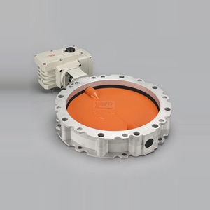 Válvula de aluminio V1fs V2fs 304 DN100-DN600 motorizada AC22V con doble o simple brida para polvo D016010003005D-02 - Product Image 5