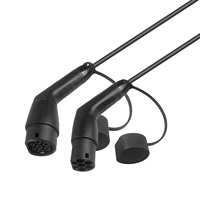 Câble de chargeur EV de type 2 OEM ODM 7/11/22 kW 1/3 phase, indice de protection IP67, compatible BMW I3, câble d'extension Plug&Play