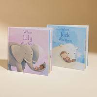 Libro de Cuentos Personalizado con Tapa Dura de Cartón, Cosido, Estampado en Caliente, Impresión Digital, para Pre-enseñanza Infantil