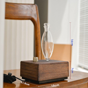Difusor Nebulizador con Acabado Madera, <10ml, Eléctrico, de Vidrio, sin Agua, de Sobremesa, para Hotel y Hogar, 1 Año de Garantía, para Yoga en Casa - Product Image 3
