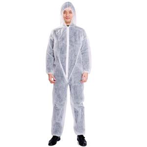 يمكن التخلص منها للماء Microporous مكافحة ساكنة مقنعين ملابس السلامة الصناعية غير المنسوجة/PP + PE/SMS Coverall - Product Image 1