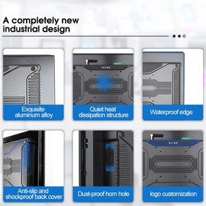 21.5インチ 重工業向け 防水IP65 OEM 1000nit AndroidパネルPC タッチスクリーン オールインワンコンピューター - Product Image 3