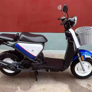 <span class=keywords><strong>Scooter</strong></span> à essence léger <span class=keywords><strong>Suzuki</strong></span> Linglu 50cc 4 temps avec panier tressé avant, super économie de carburant, cyclomoteur urbain pour les courses - Product Image 4