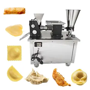 Küçük ticari mini ravioli makinesi perogie maker makinesi otomatik hamur empanada makinesi/empanadas başına macchina