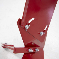 JH-Mech Heavy Duty Hiller Furrower Kit Tine Rototillers Rouge Poudre Enduit Réglage En Acier Au Carbone Charrue Herse