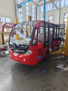 รถบัสท่องเที่ยวไฟฟ้า HKBG คุณภาพสูง พร้อมสีสันปรับแต่งได้ และความเร็ว 30 กม./ชม. - Product Image 6